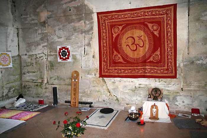 Salle de Yoga naturelle