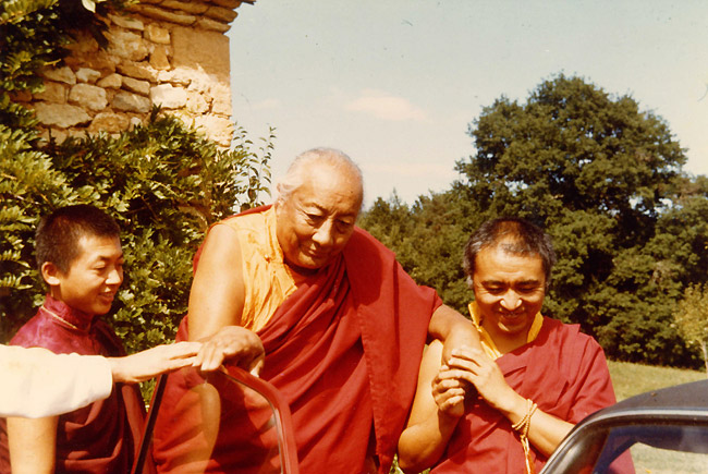 Dilgo Khyentsé Rinpoché et Pema Tulku Rinpotché