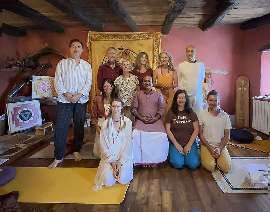 Shajesh et Denis Billo à Haimavati en 2025, Mons, Hérault